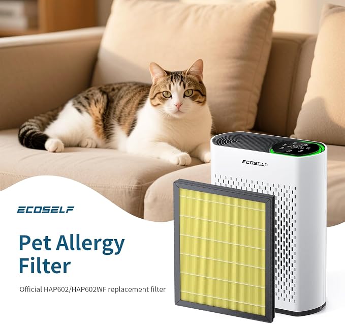 ECOSELF Genuine Replacement Air Purifier Pet Allergy Filter - Image 2