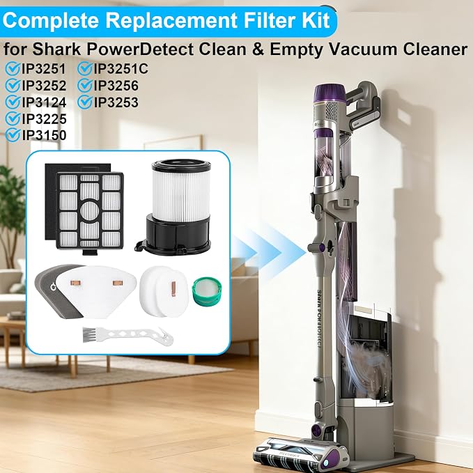 Filter for Shark IP3251 IP3253 IP3225 PowerDetect Clean & Empty Vacuum - Image 2