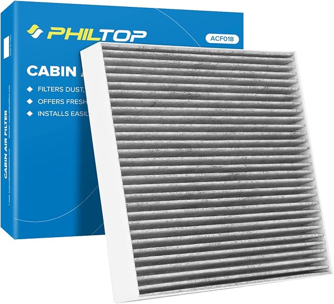 PHILTOP HEPA Cabin Air Filter w/Activated Carbon, Compatible by PHILTOP