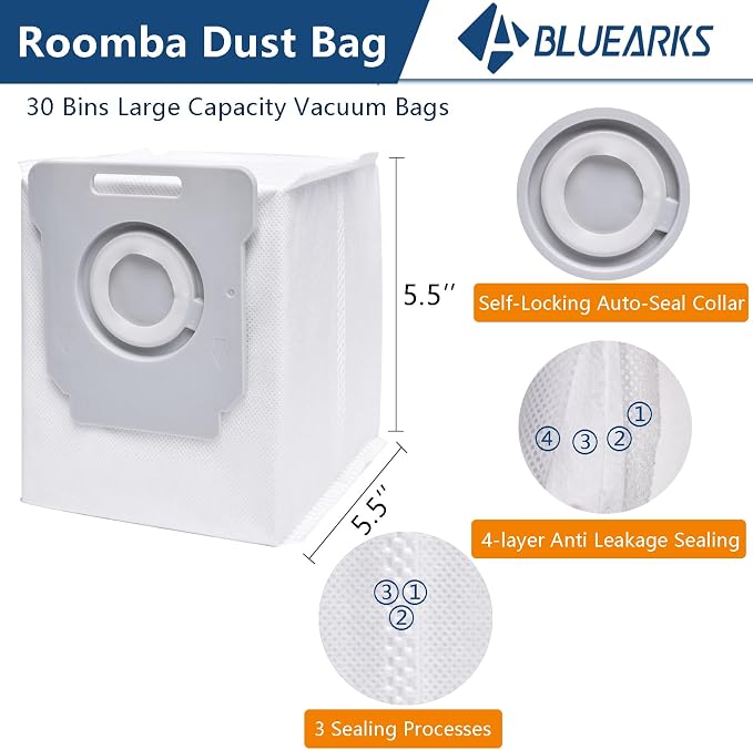 16Pcs Parts Compatible with Roomba i1+ J7 i7+ i3+ i4+ EVO i6+ i8+ i7 J7+ Plus - Image 4
