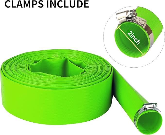 2 inch x 50 FT Pool Backwash Hose, - Image 3