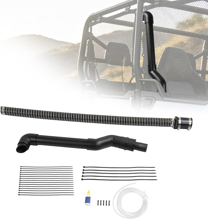 Suitable for Black Snorkel Riser Kit for 2014-2023 Honda Pioneer 700 UTV - Image 2