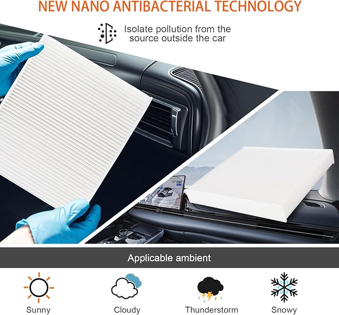 Original Equipment Manufacturer Cabin Air Filter Compatible - Image 3
