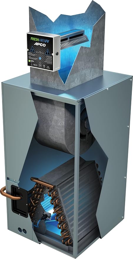 APCO Carbon Matrix Filter HVAC UV Air Purifier, Includes Dual 2-Year UVC Lamp - Image 7