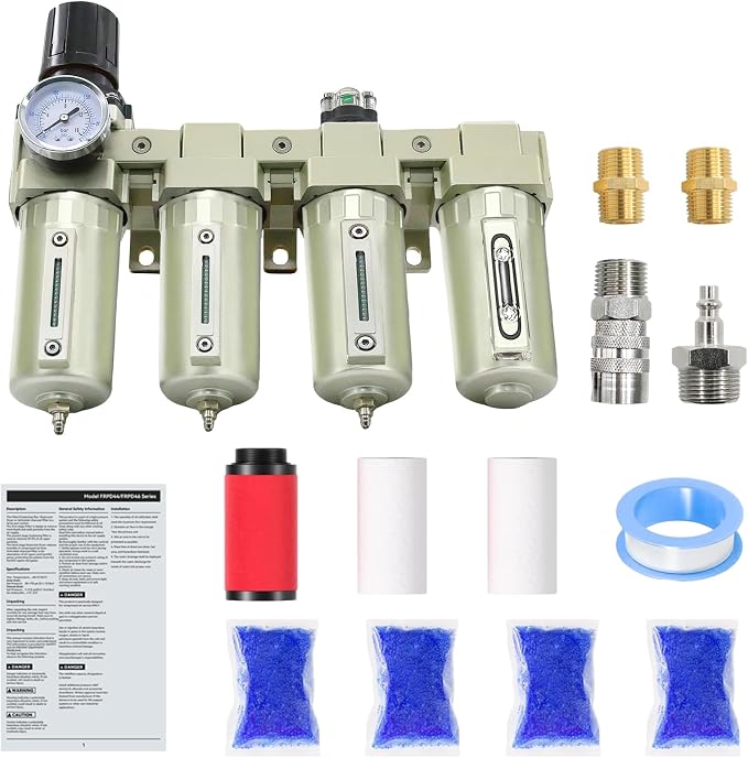 1/2" NPT Industrial Grade 4 Stage Air-Dryer-for-Compressor, by Variousaccessoriesavailable