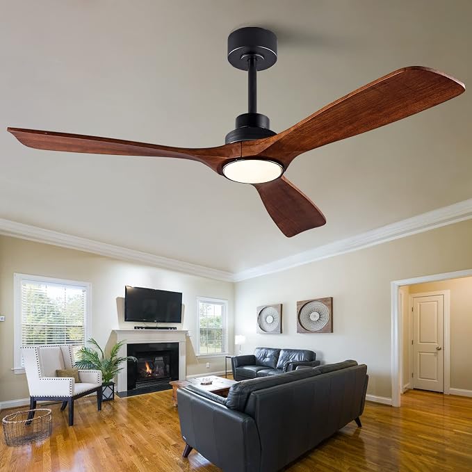 QUTWOB 52" Wood Ceiling Fan by QUTWOB