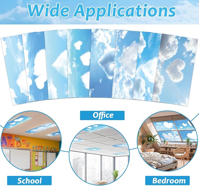 8 Pcs Fluorescent Light Covers - Image 5