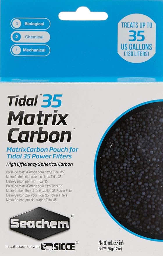 Tidal Filter 35 Matrix Carbon 90 ml by Seachem+Laboratories%2C+Inc.