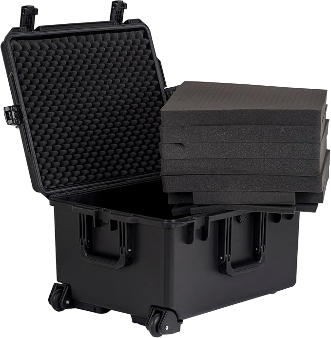 MEIJIA Portable All Weather Waterproof Rolling Hard Camera Case - Image 2