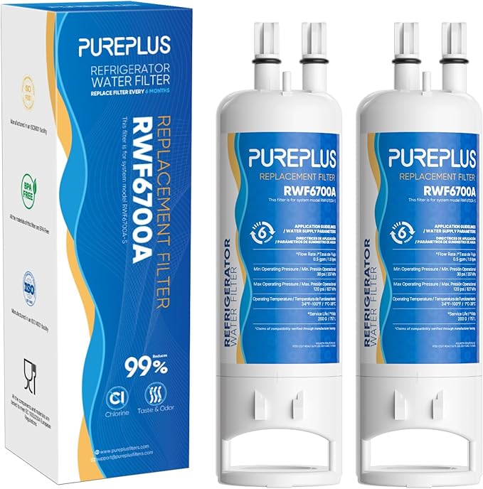 PUREPLUS EDR1RXD1 Replacement for Everydrop® Filter 1, W10295370A, Kenmore® by PUREPLUS