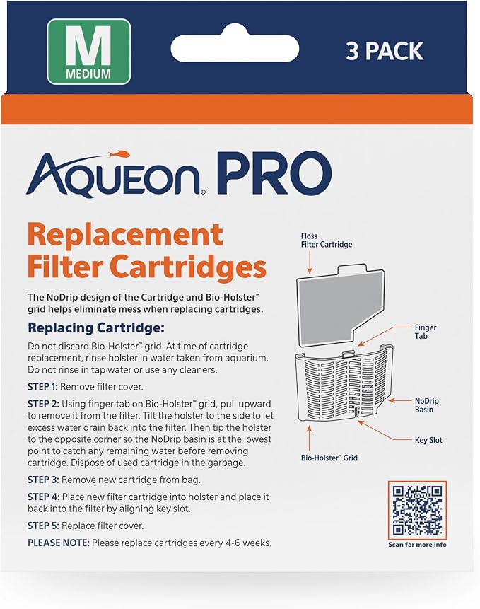 Aqueon PRO Replacement Filter Cartridges, NoDrip Design, - Image 9