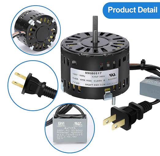 S99080517 99080517 Bathroom Fan Motor Replacement Parts - Image 6