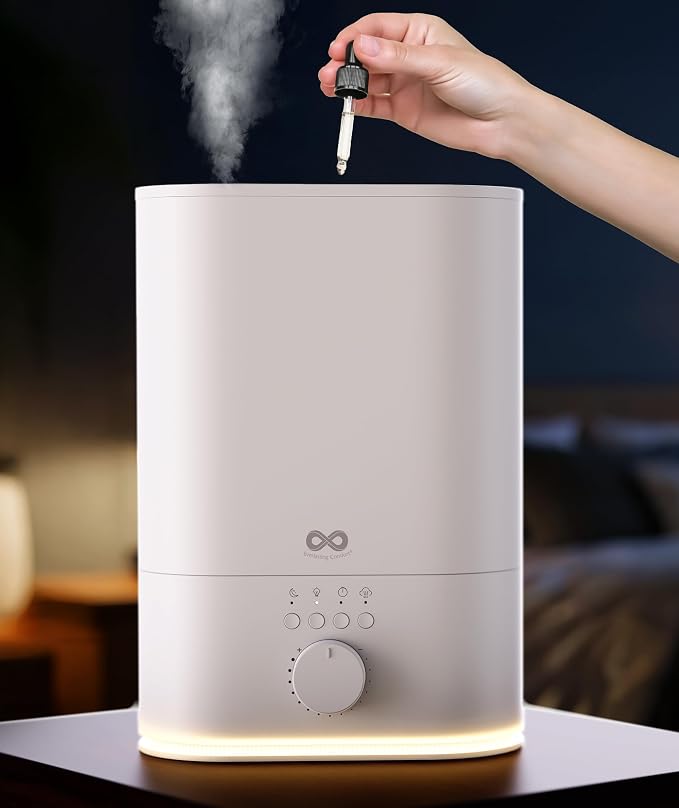 Everlasting Comfort 6L Humidifier Large Room, High Mist Output 60 HR Runtime by EverlastingComfort
