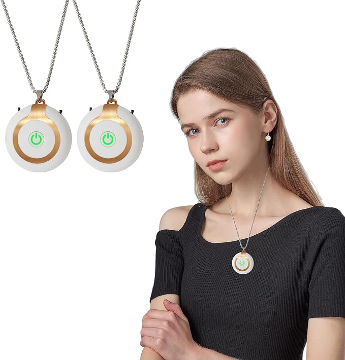 Rechargeable Ionizer Air Purifier, Wearable Air Purifier, Mini Necklace Air by ZOCALOK
