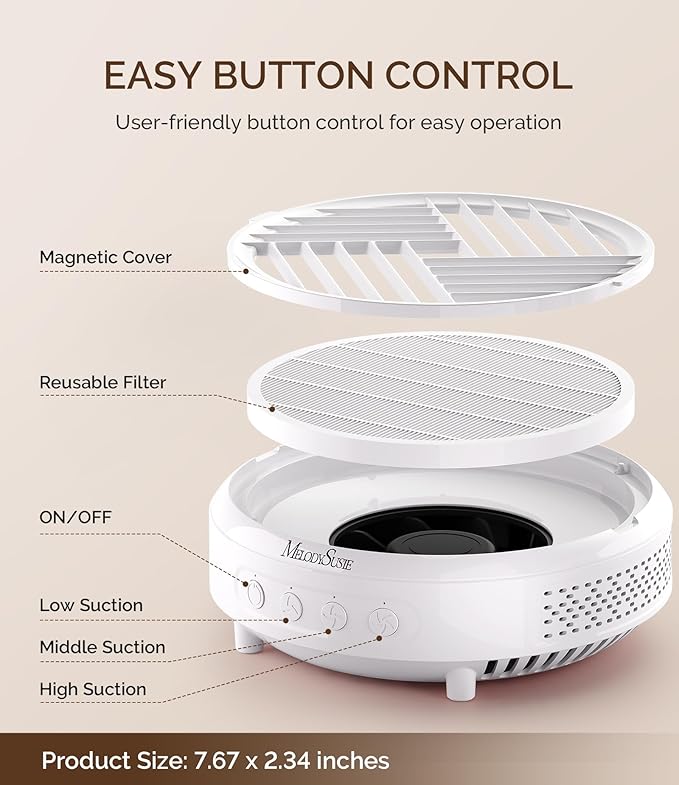 MelodySusie Compact Nail Dust Collector - Image 6