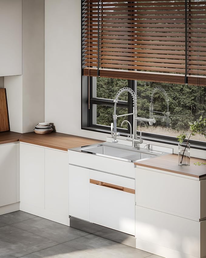 Fapully Commercial 3 Way Kitchen Faucets - Image 7