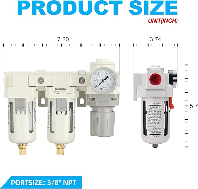 3/8" NPT Three Stage Air Drying System - Image 4