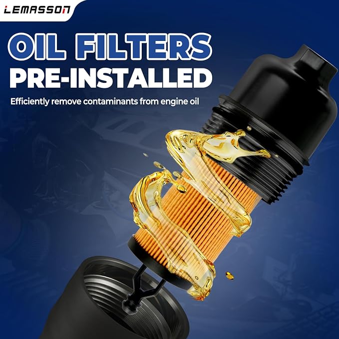 Upgrade Aluminum Engine Oil Cooler Oil Filter Housing - Image 5