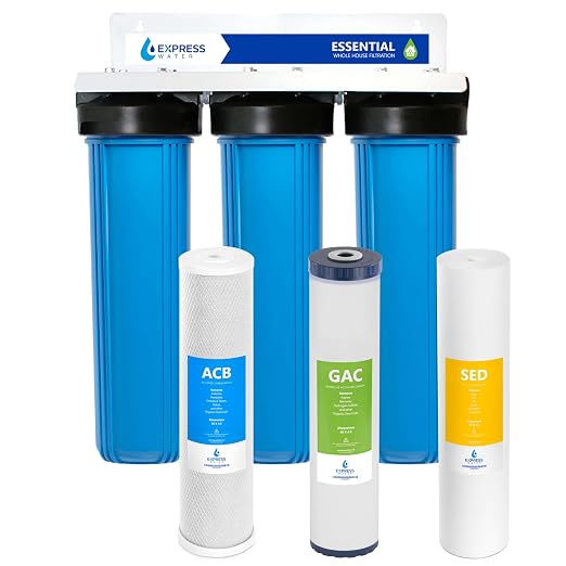 Express Water Whole House Water Filter System | ESSENTIAL | 3 Stage Whole Home by ExpressWater