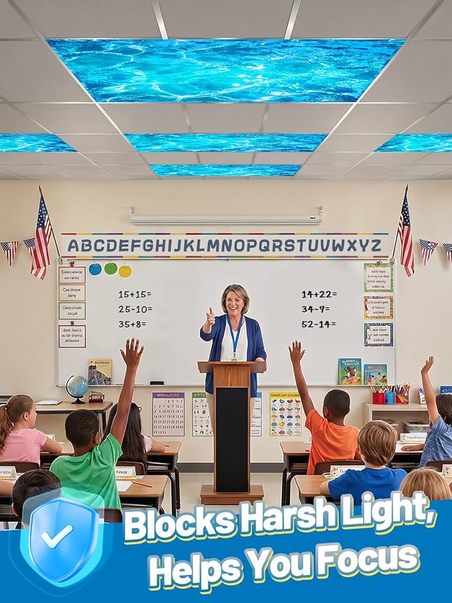 Fluorescent Light Covers with 10 Strong Magnets - Image 6