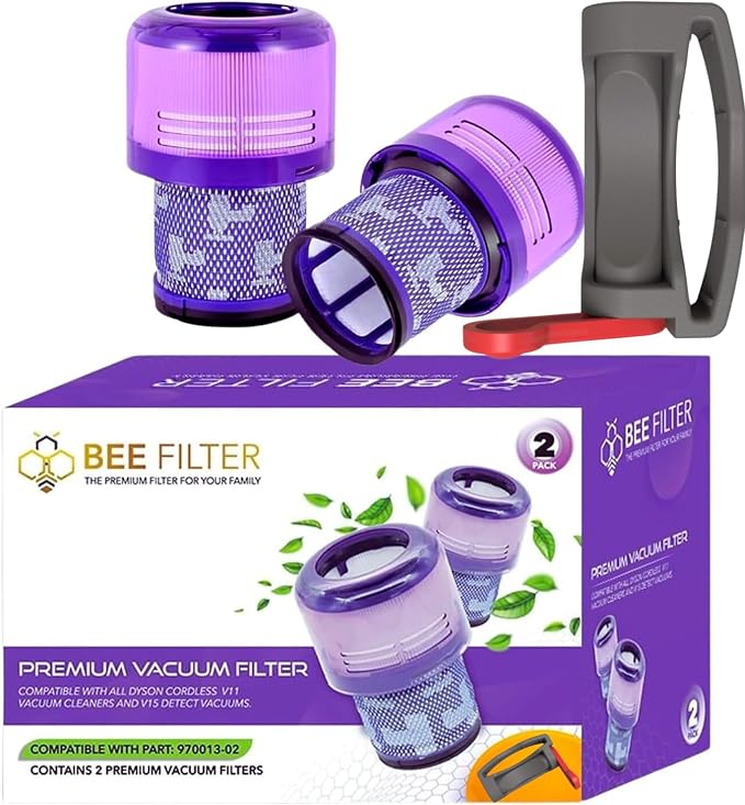 Dyson V11 Filter, V11 Animal, V15 Filter, V11 Completed/Absolute, V15 by PremiumVacuumFilterBagsReplacement