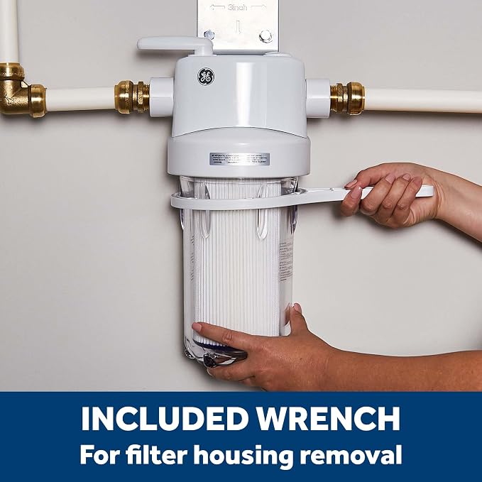 GE Whole House Water Filtration System, Rust & More, Install Kit & Accessories - Image 8