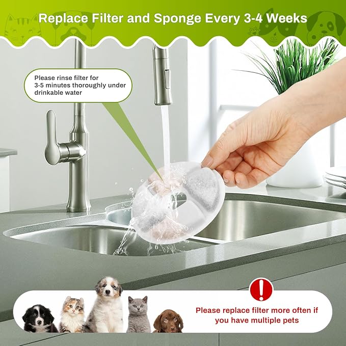 10 Set Cat Water Fountain Filter Replacement - Image 6