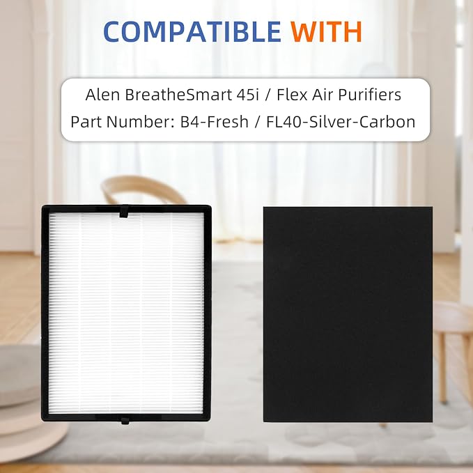 45i Replacement Filter for Alen Breathesmart Flex Bh400 45i Air Purifier H13 - Image 6