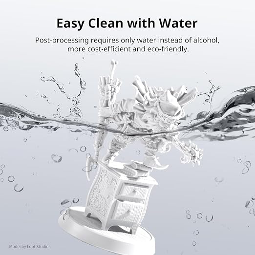 ANYCUBIC Water Washable 3D Printer Resin 2.0, 405nm High Precision 3D Resin - Image 2