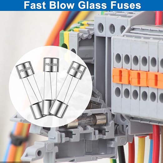 20PCS F5AL250V 5 x 20mm Fast Blow Glass Fuses 5A 5Amp 250V Glass Fuse, 0.2 x - Image 5