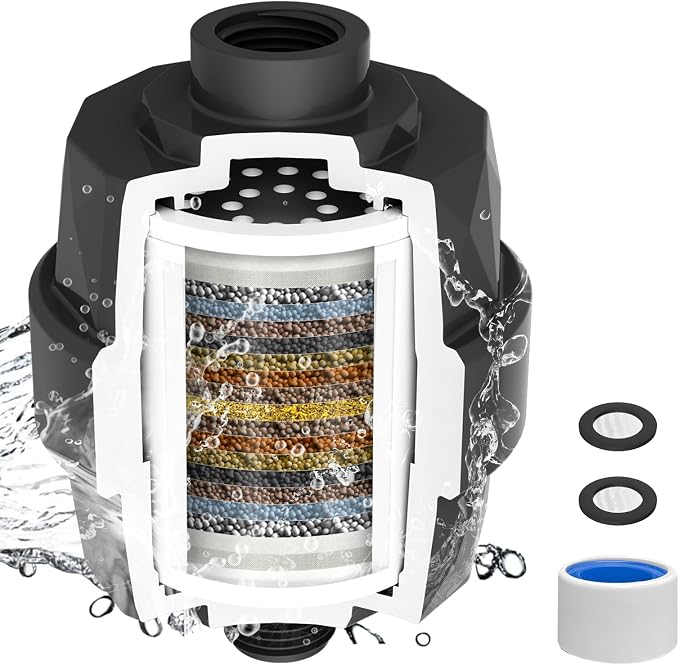 Hibbent Upgraded High Output Shower Filter by Hibbent