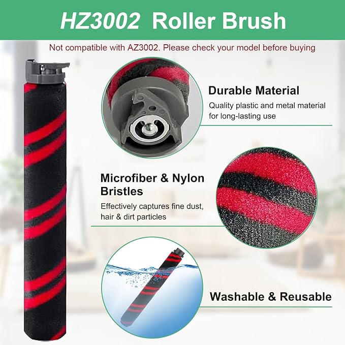 Alrens HZ3002 Replacement Filters and Roller Brush Kit - Image 4