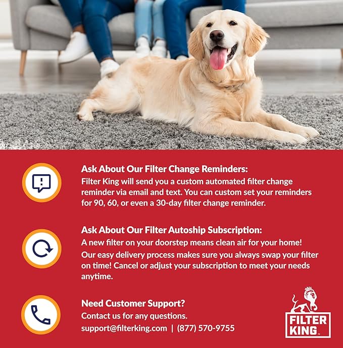 Filter King 17.5x22x1 Air Filter | 6-PACK | MERV 11 HVAC Pleated A/C Furnace - Image 5