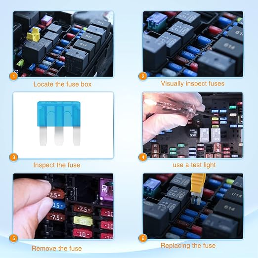 Nilight 60PCS Micro3 Fuse ATL Blade Assortment Kit 3 Prong Micro Blade Car - Image 4