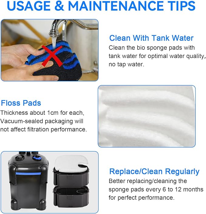 Replacement for Pondforse Canister Filter 172GPH 225GPH 264GPH Aquarium Filter - Image 6