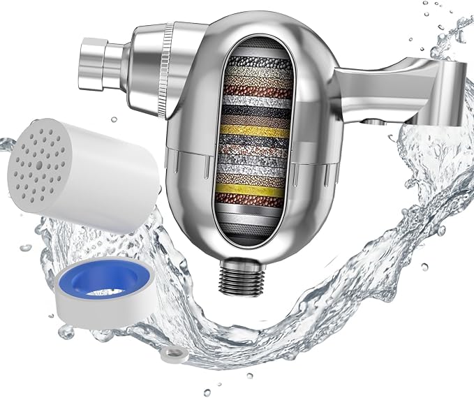 Handheld Shower Filter for Hard Water- 25-Stage Advanced Filtration by Unknown