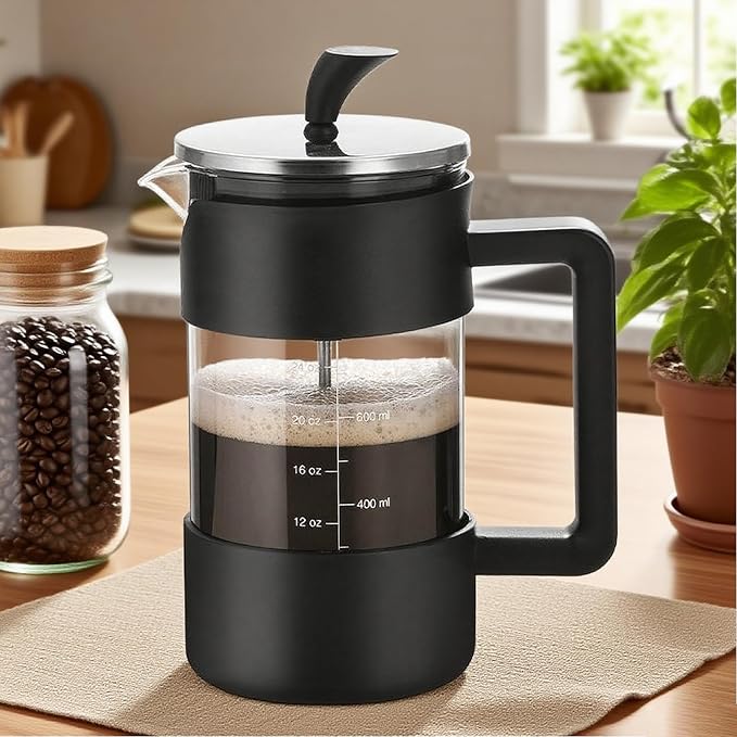 Pressed Coffee Maker 1 Liter – Portable Coffee Press System, Heat Resistant - Image 9