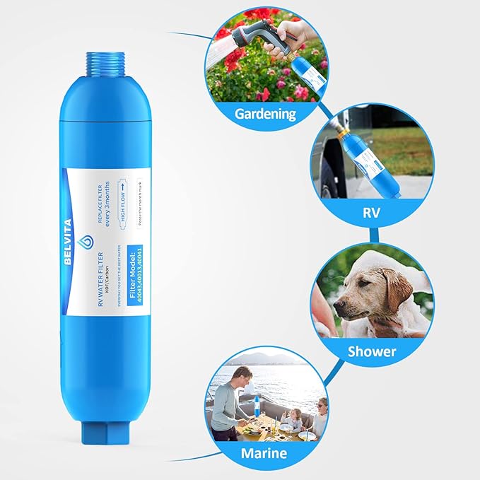 BELVITA RV Inline Water Filter, Dedicated - Image 3