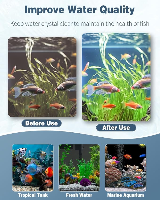 Pawfly 3 Pack Aquarium Filter Media Pad, Filter Media - Image 2