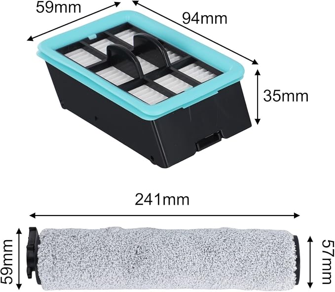 Replacement Roller Brush and Filter Kit Compatible - Image 5