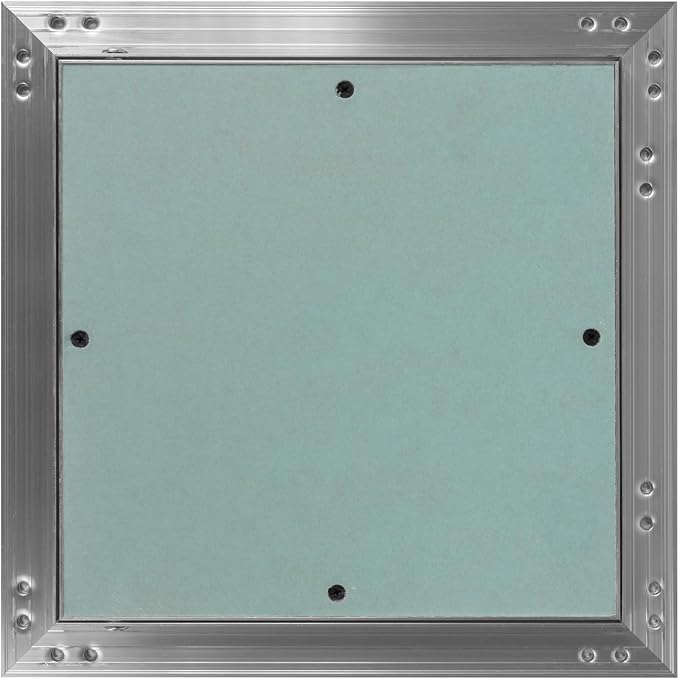 10" x 10" Inch Aluminum Drywall Access Panel - Service Shaft Door - Plumbing, Electricity, Heating, Alarm Wall Inspection hatch for Drywall - Bathroom Service Access Hole Cover