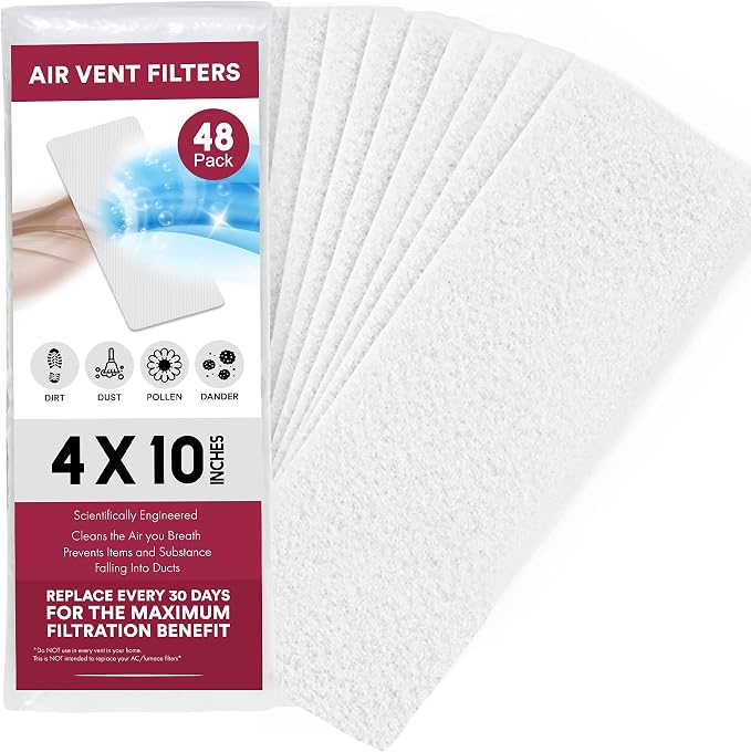 NORTHWEST ENTERPRISES Vent Filters, 48 Floor Vent Register Filters - Image 7