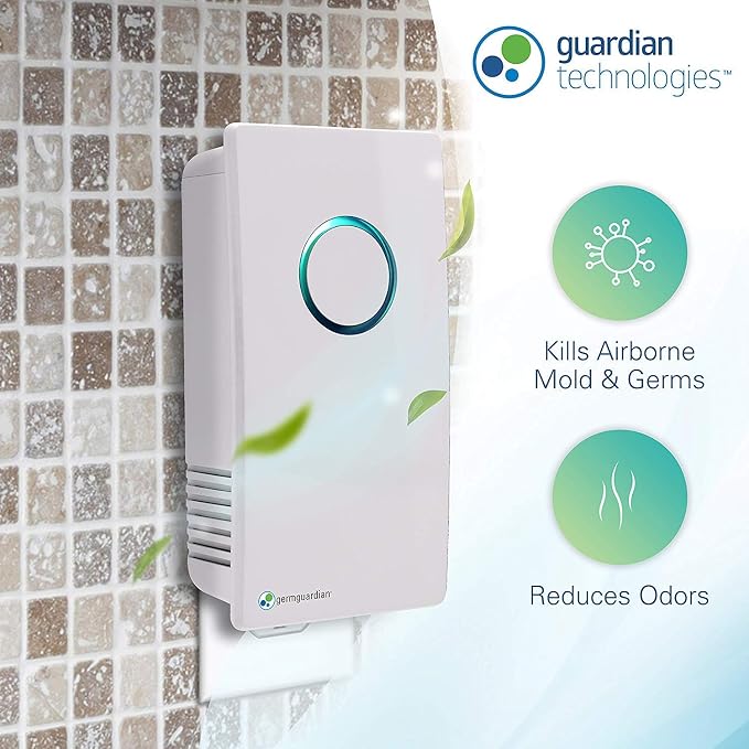 Germ Guardian GG1100W 7” Pluggable Small Air Purifier, Small Room Wall Air - Image 2