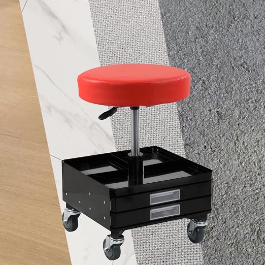 2-Inch Swivel Stem Caster, 7/16-Inch Diameter Grip Ring Stem Rubber Wheel - Image 7