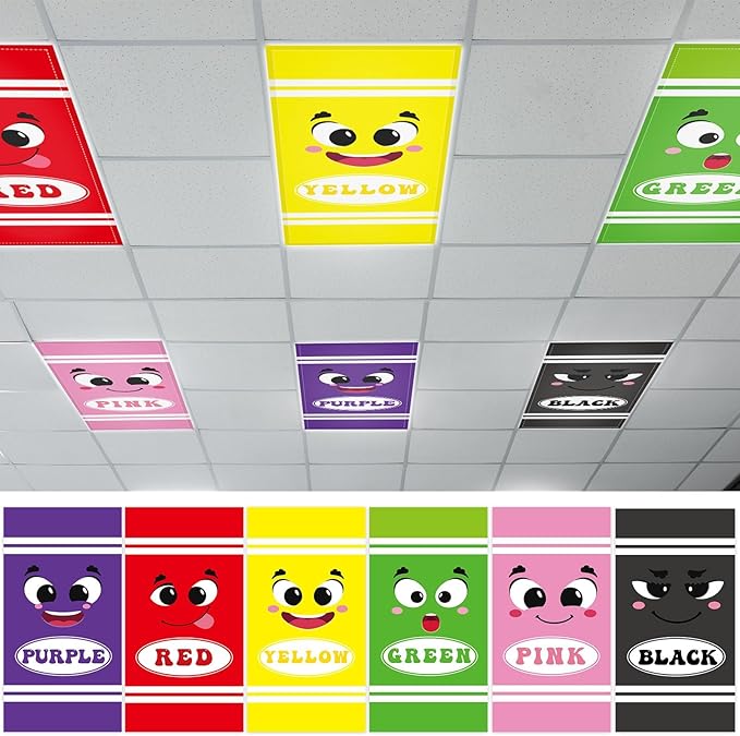 Wiooffen 6 Pcs Fluorescent Light Covers by Wiooffen