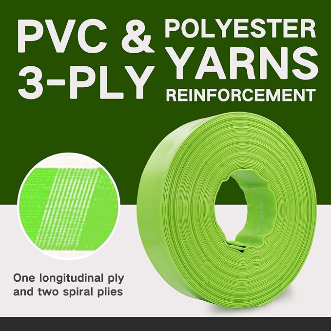 Eastrans 3'' x 100 FT Pool Backwash Hose - Image 3