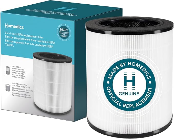 Homedics True HEPA Replacement Filter, Compatible by Homedics