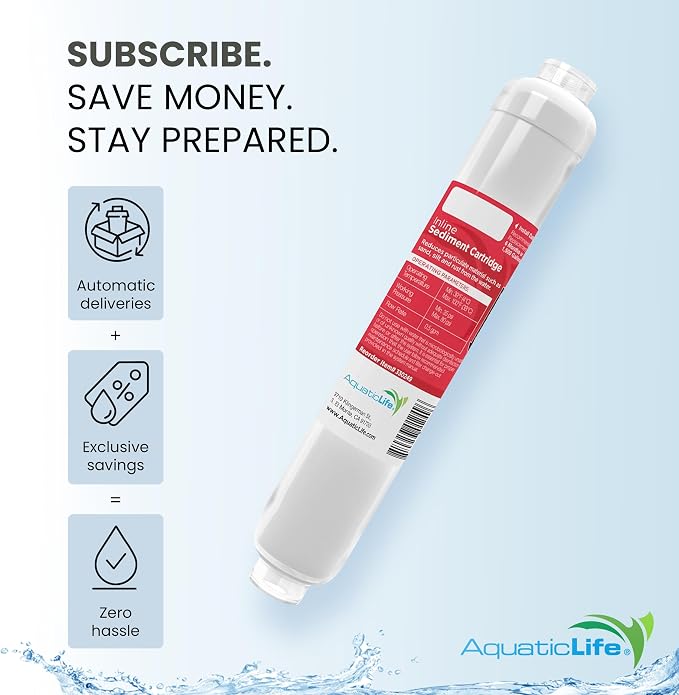 AquaticLife RO Buddie Inline Sediment Filter Cartridge, 5-Micron Reverse - Image 6