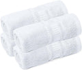 Melissa Linen, Fingertip Towels 4 Pack, 100% Turkish Cotton, Small Hand Towels for Body and Face, 12 x 18 in, Soft and Absorbent, Quick Dry, (White Fingertip Hand Towels)