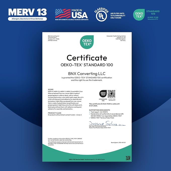 BNX TruFilter 24x30x1 Air Filter MERV 13 - Image 6